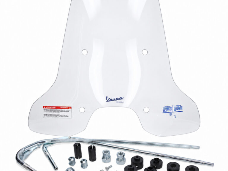 Windscherm Piaggio origineel + bevestigingsset Euro-5+ hoog Vespa helder Sprint 50/125/150 1B011168