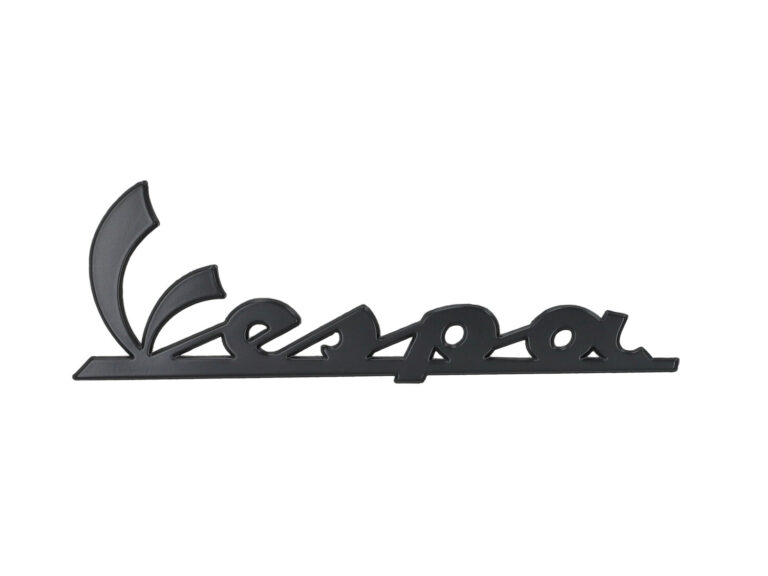 Embleem Piaggio origineel woord [Vespa] Vespa zwart GTS, GTV, Sprint 2H007731