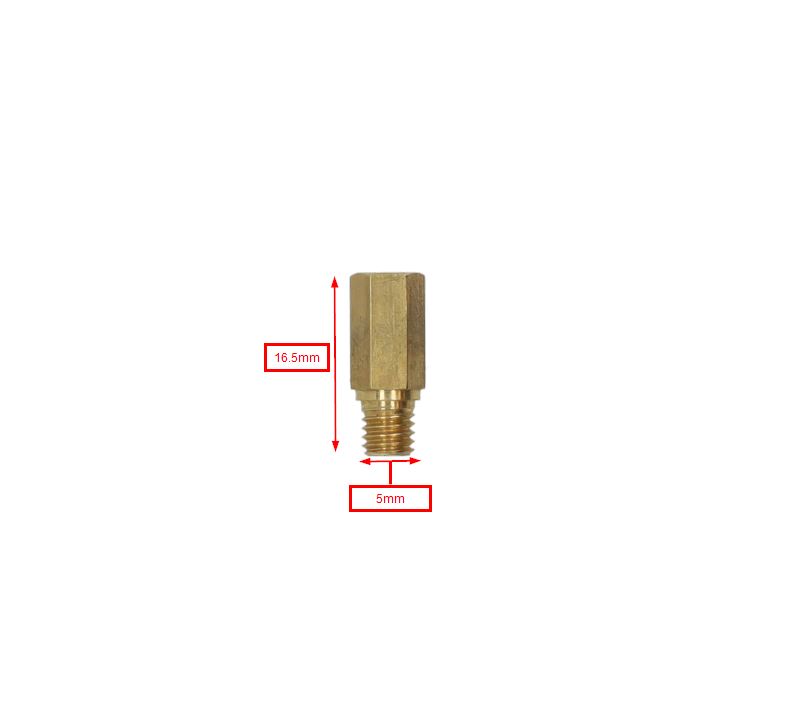 Sproeierset Polini Keihin Pkw Oko Mrd 81 - 99 5mm 10pcs 370.0102 - Afbeelding 2