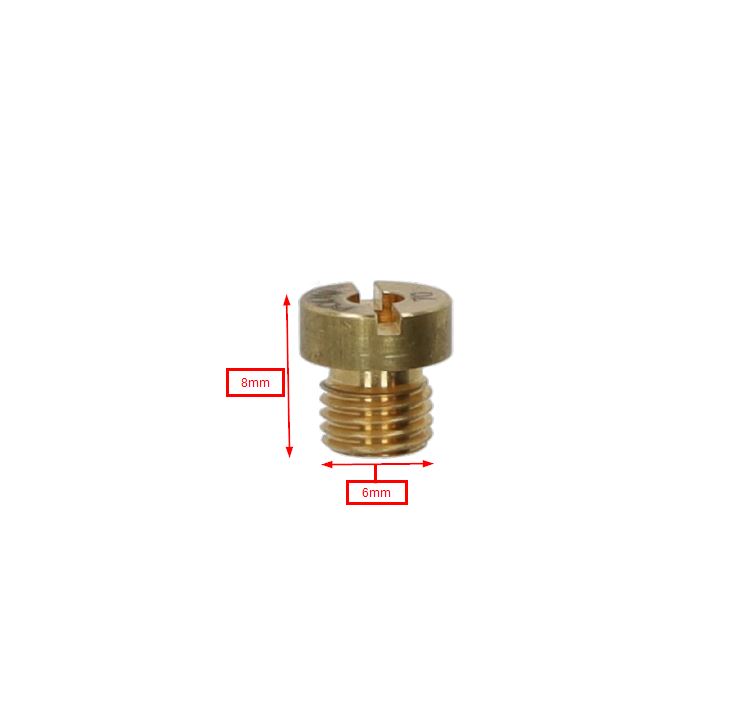 Sproeierset Polini Dellorto 140/158 6mm 10pcs 362.0006 - Afbeelding 2