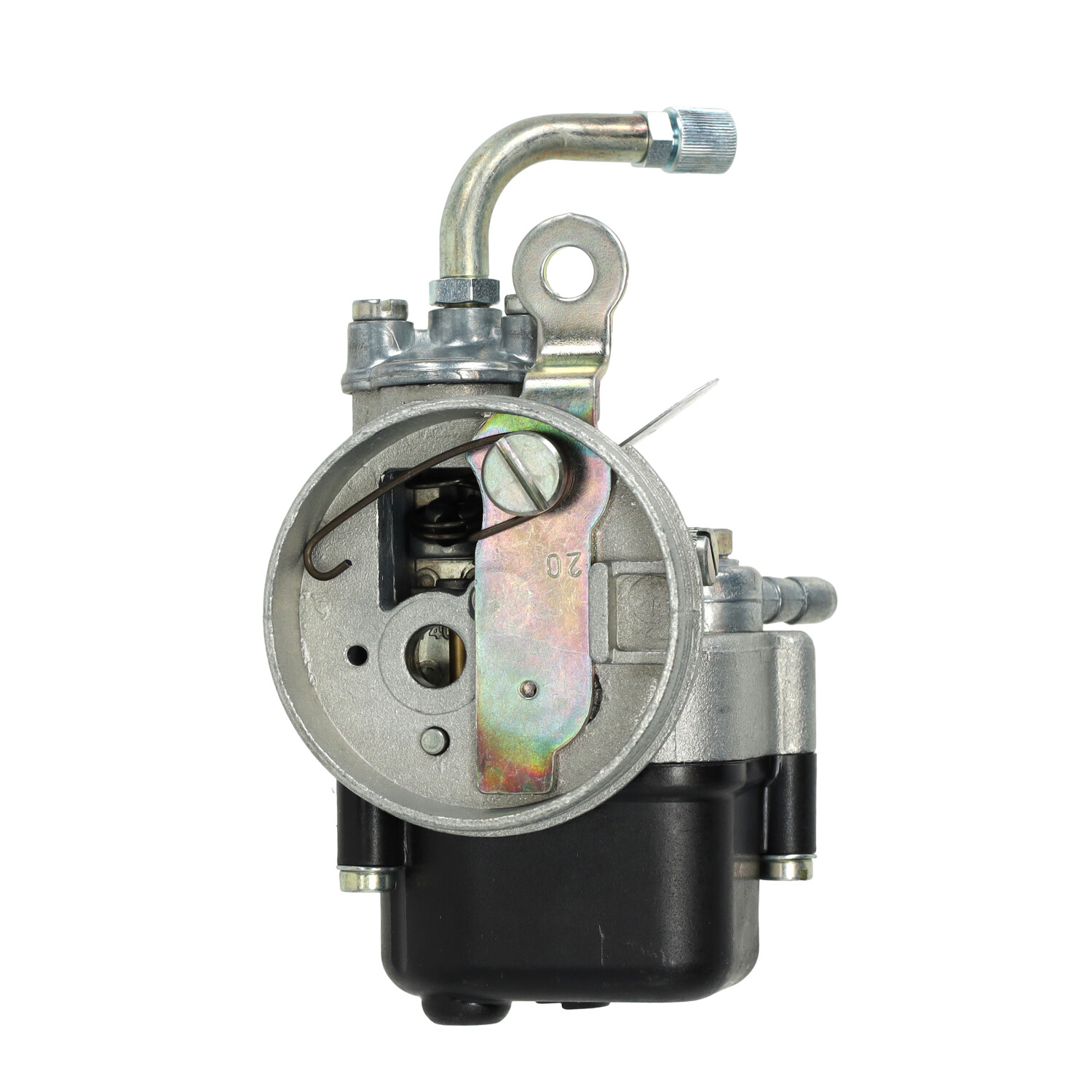 Carburateur Dellorto Sha 12/7mm Bromfiets Vespa, Ciao Mix 02243 - Afbeelding 4