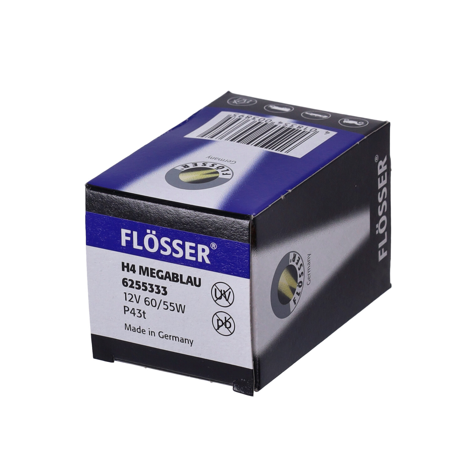 Lamp 12v Flosser 60/55w Xenon H4 1pcs - Afbeelding 4