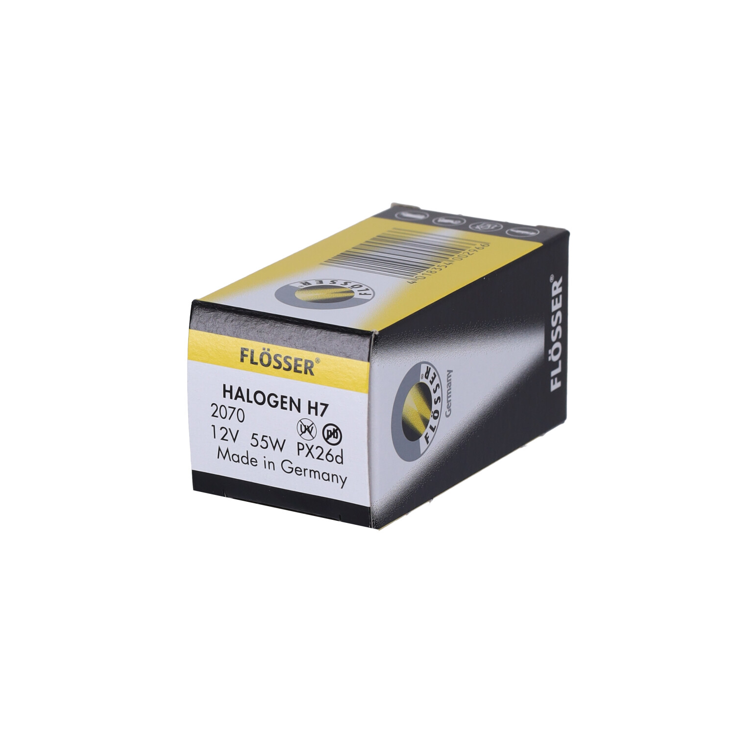 Lamp 12v Flosser 55w H7 Halogeen Px26d 1pcs - Afbeelding 3
