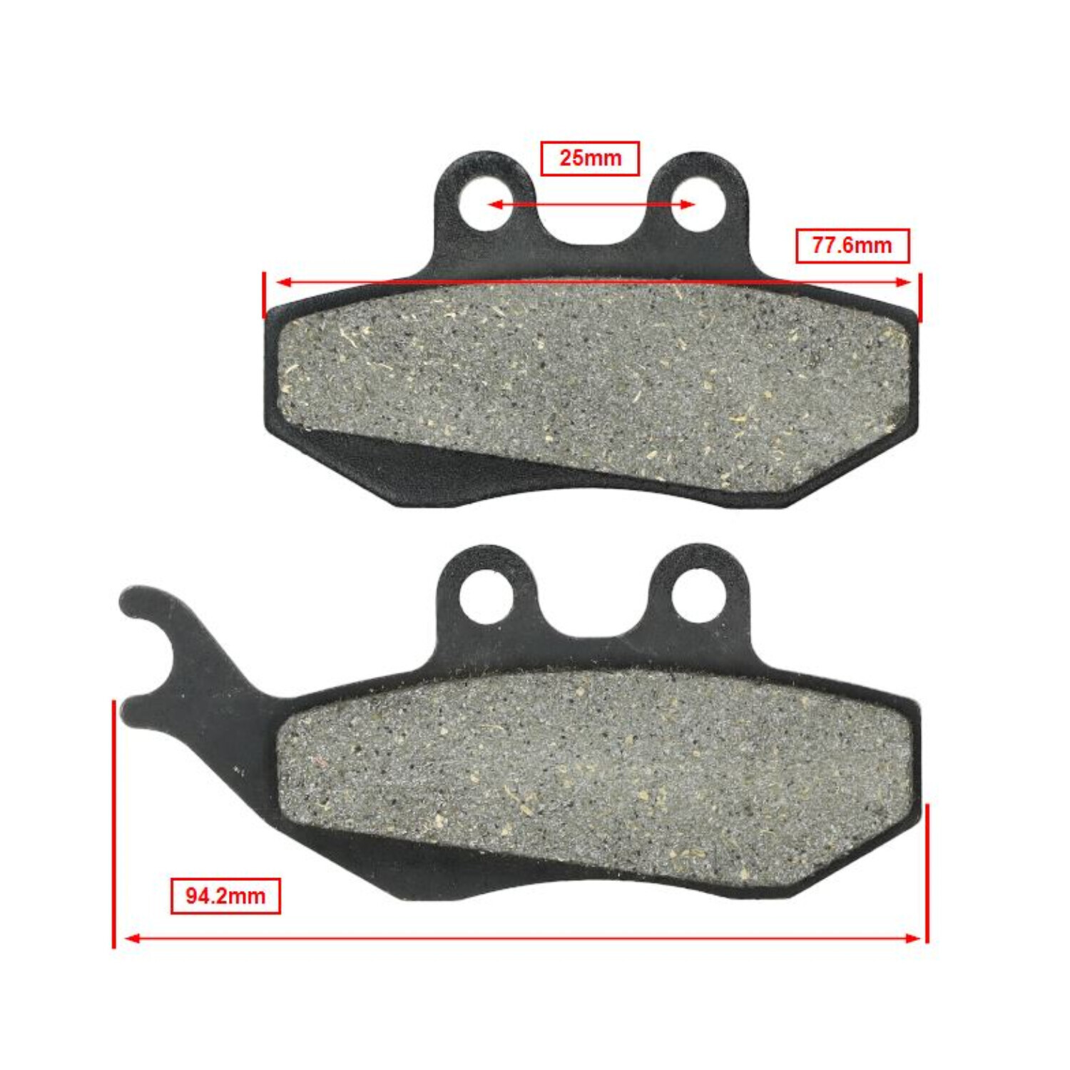 Remblokset Newfren voor DNA, DNA 180cc, DT50LC, RS1, RS1999, Runner 180cc, Runner Pro, RX, TZR, XSM, XTM FD0195 - Afbeelding 3