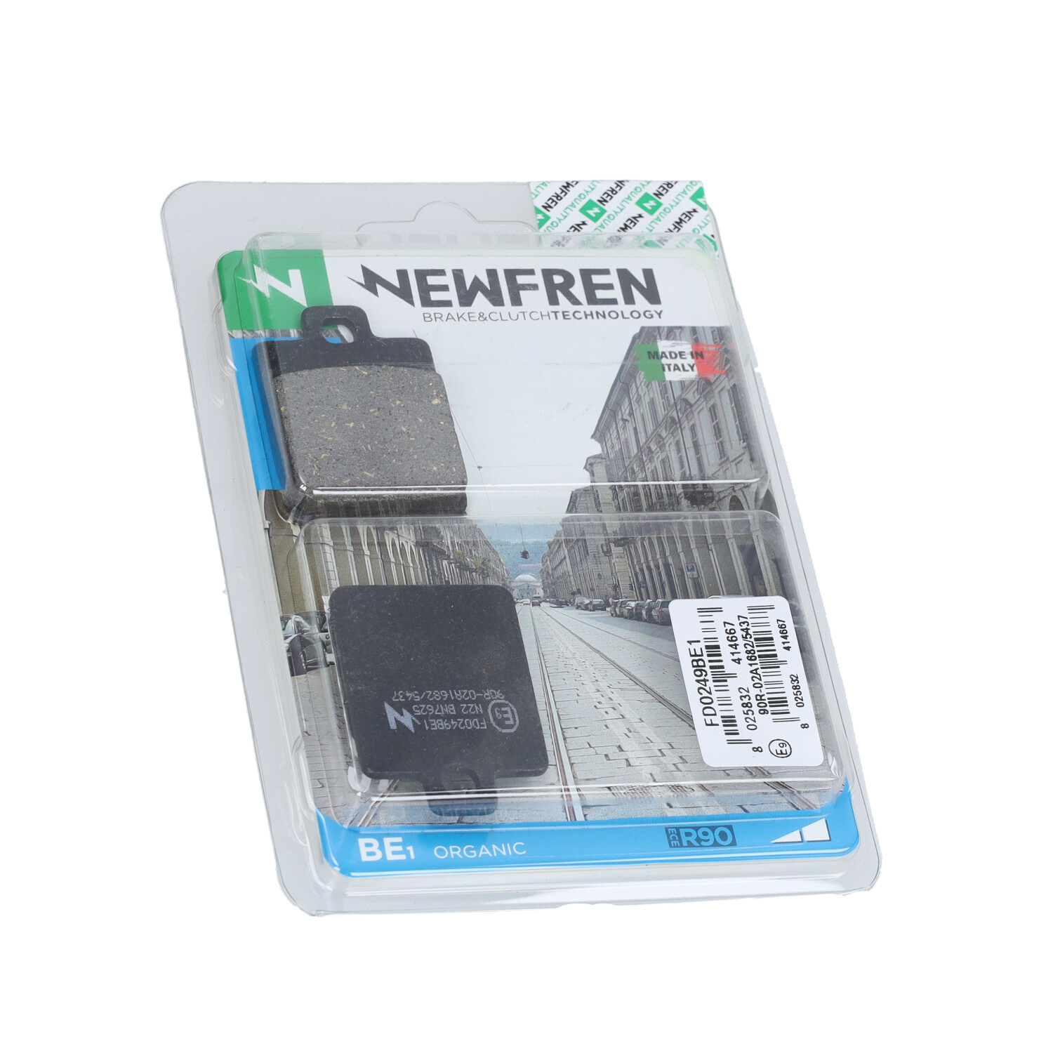 Remblokset Newfren Mp3, N-max 155, Primavera, Sprint, Tweet, Zip Sp, Dna, Lxv, Nrg Extreme, Nrg Mc2, Nrg Mc3, Runner, Symphony Sr, Vespa Lx, Vespa S Fd0249 - Afbeelding 3