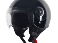 HELM VITO JET LORETO GLANS ZWART XS (OP=OP PRIJS)