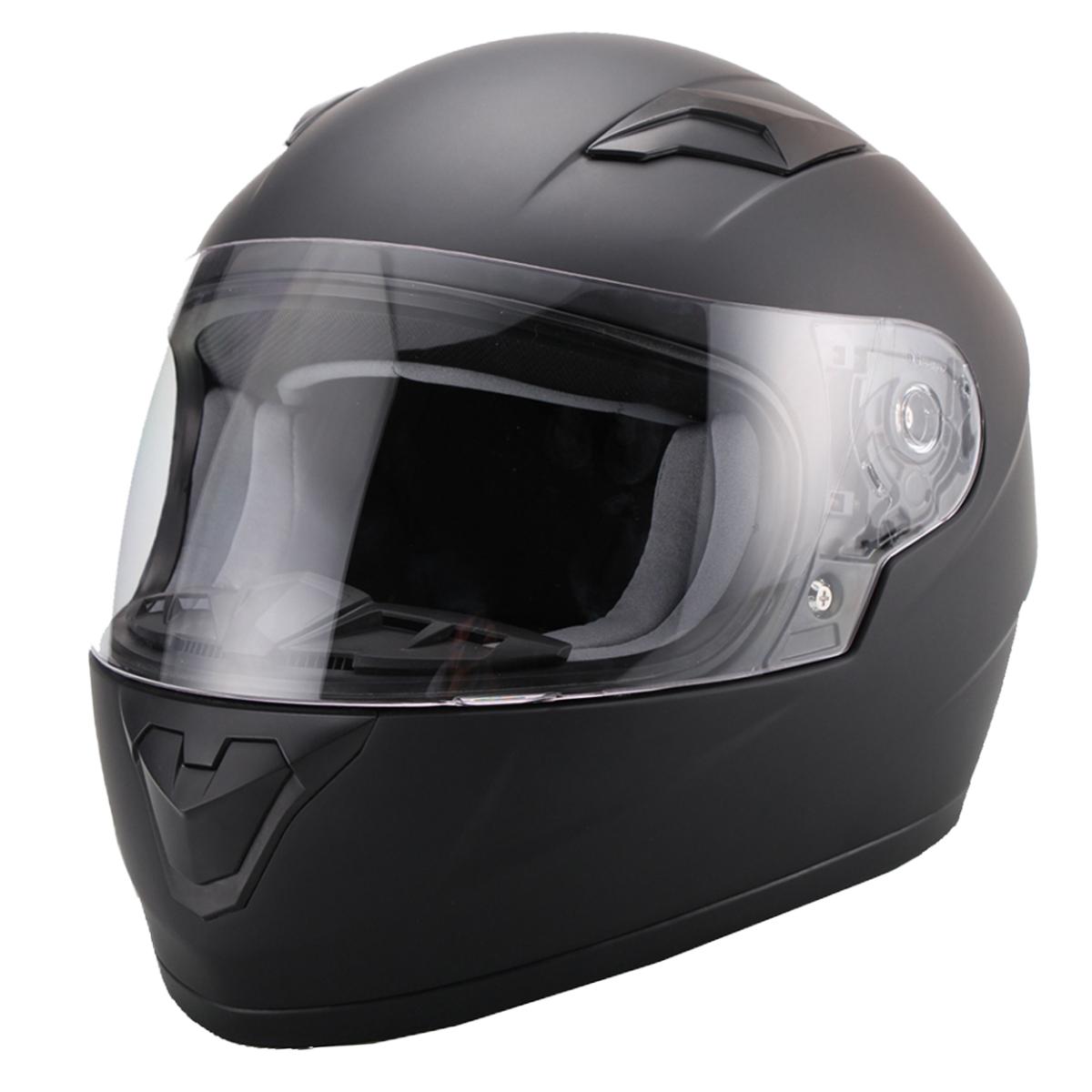 KINDERHELM VITO BAMBINO INTEGRAAL MAT ZWART XXS/YL (51-52CM)