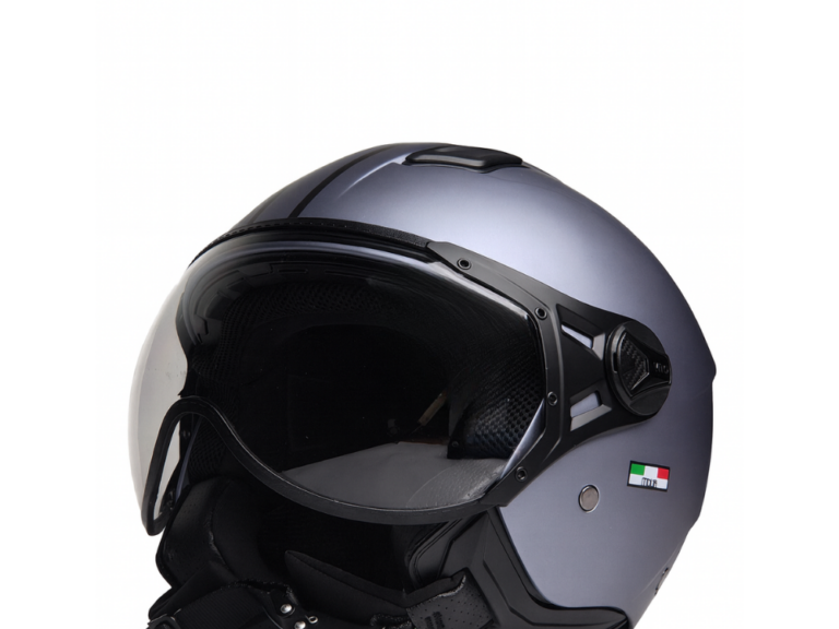 HELM VITO JET MODA MAT GRIJS M