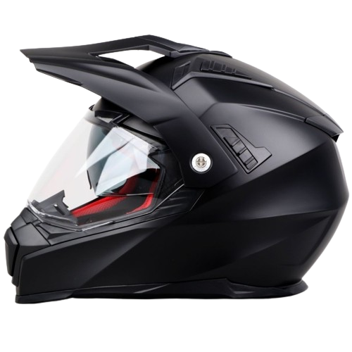 HELM VITO CROSSHELM MET VIZIER MOLINO MAT ZWART XL