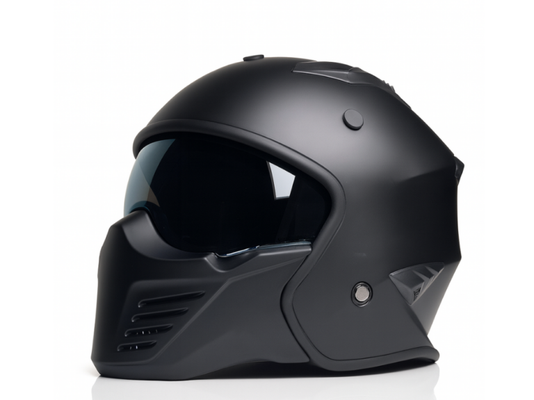 HELM VITO JET BRUZANO MAT ZWART L