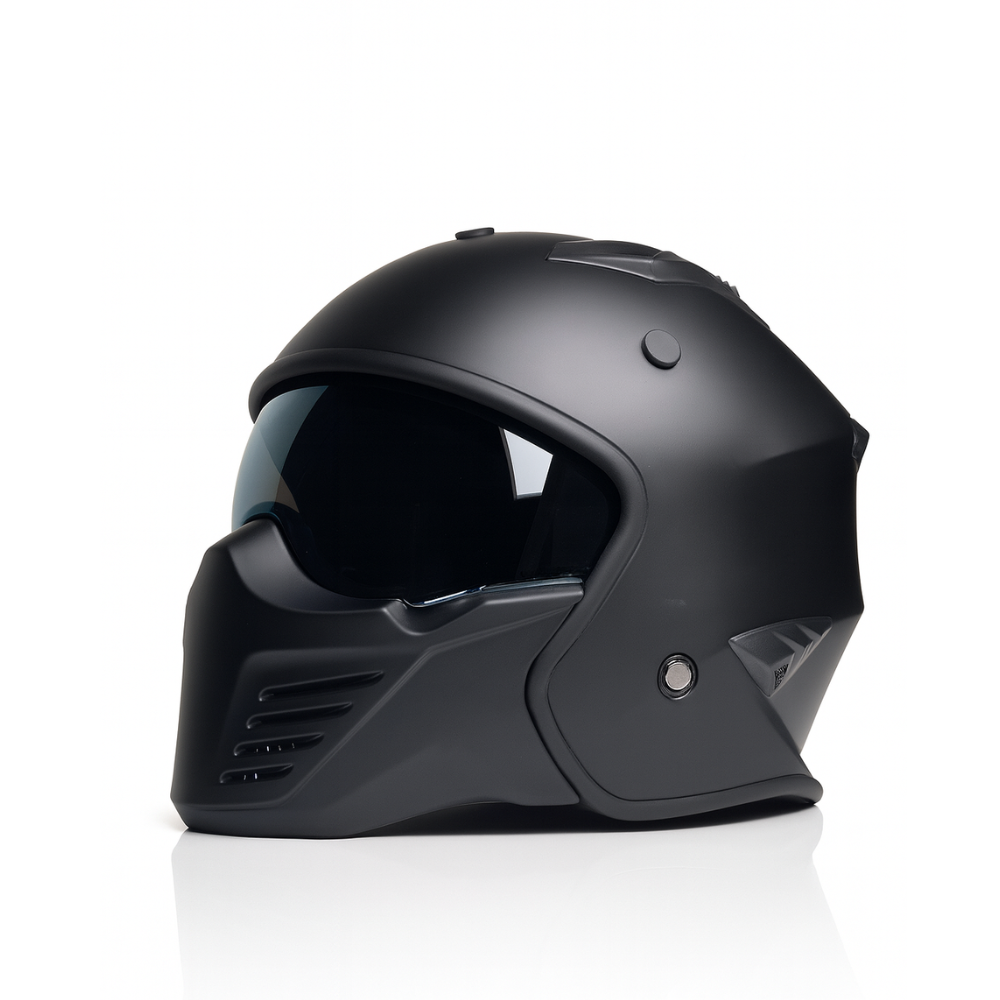 HELM VITO JET BRUZANO MAT ZWART XL