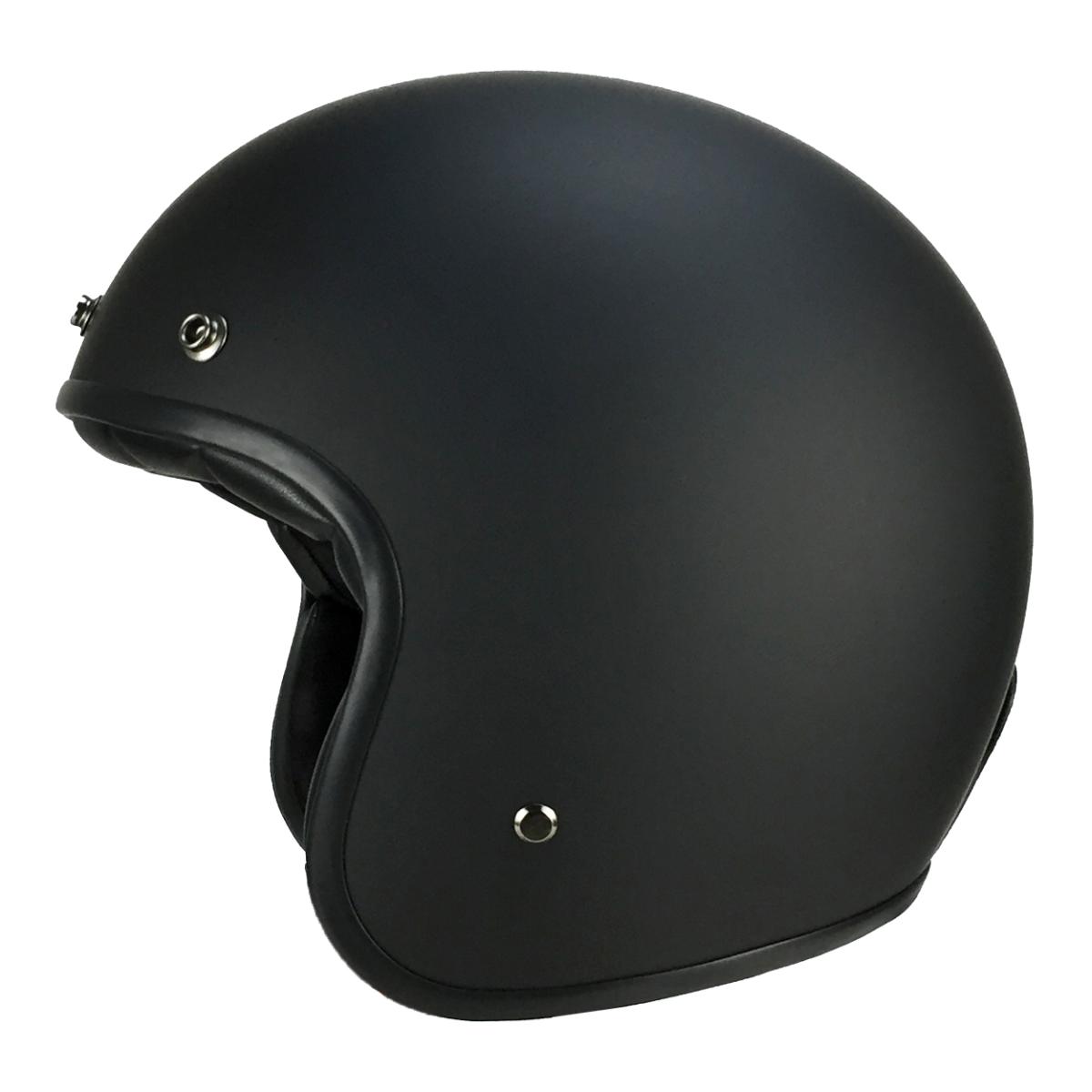 HELM VITO GRANDE JET MAT ZWART XXL