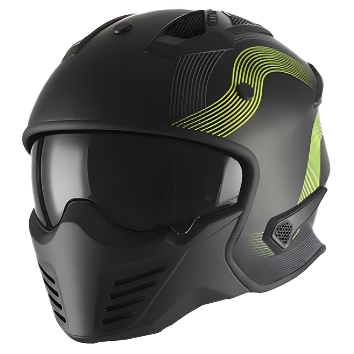 HELM VITO BRUZANO MAT ZWART + FLUOR XXL (NETTO PRIJS)