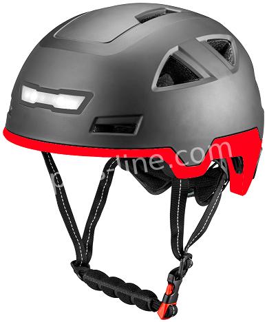 HELM VITO E-CITY GLANS ZWART + ROOD (SPEED PEDELEC) L/XL (58-61CM) +GRATIS OORPADS NETTO PRIJS