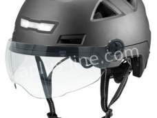 HELM VITO E-LIGHT MET VIZIER MAT ZWART (SPEED PEDELEC) XXL (61-63 CM) +GRATIS OORPADS