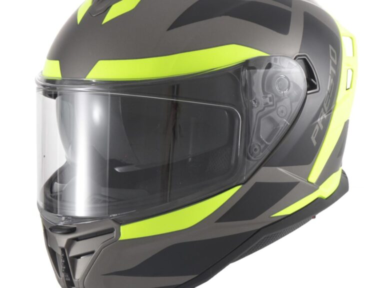 HELM VITO PRESTO INTEGRAAL + ZONNEVIZIER MAT TITANIUM/ZWART/FLUOR S