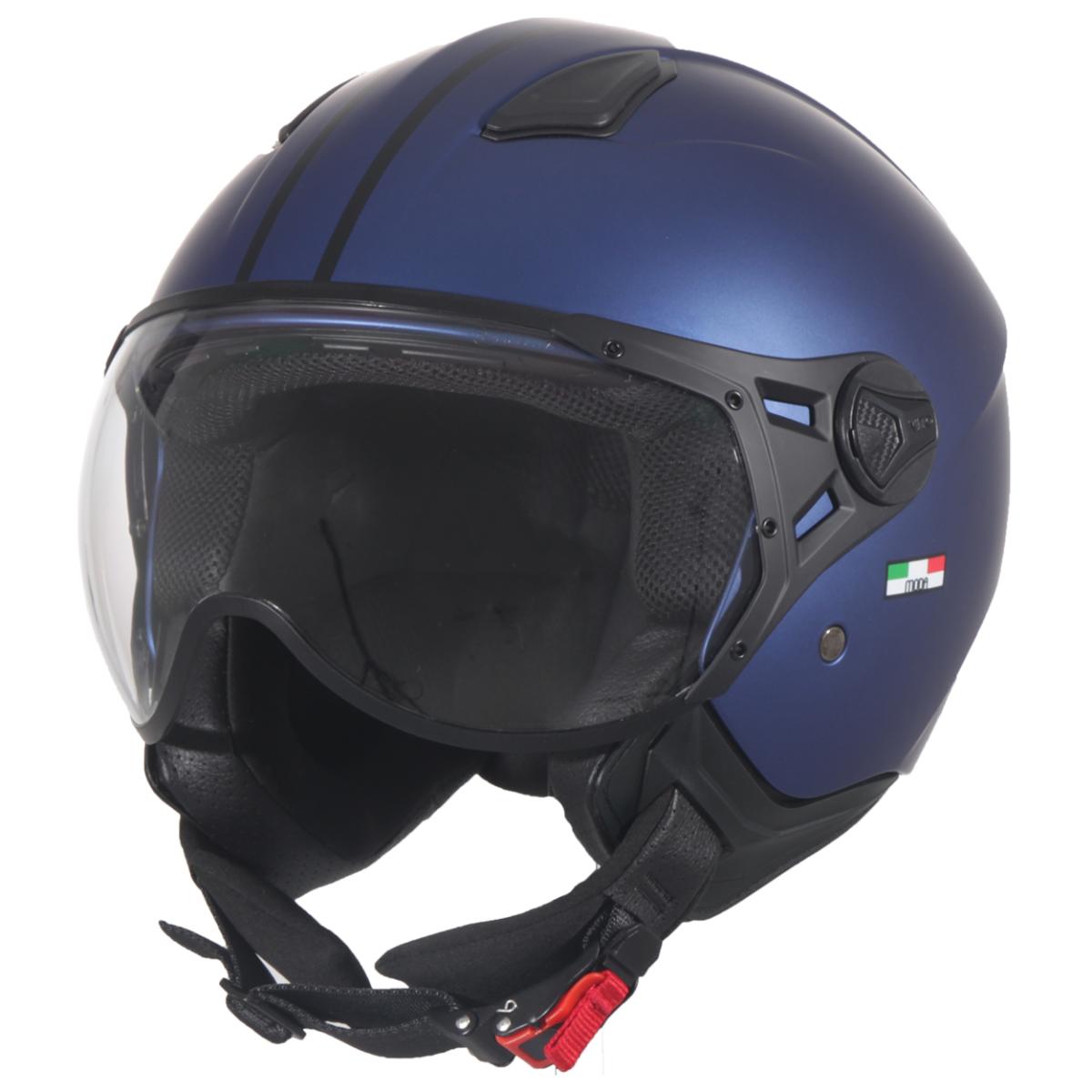 HELM VITO JET MODA MAT BLAUW L