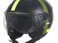 HELM VITO JET MODA MAT GROEN/ZWART M (NETTO PRIJS)