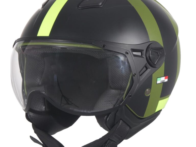 HELM VITO JET MODA MAT GROEN/ZWART M (NETTO PRIJS)