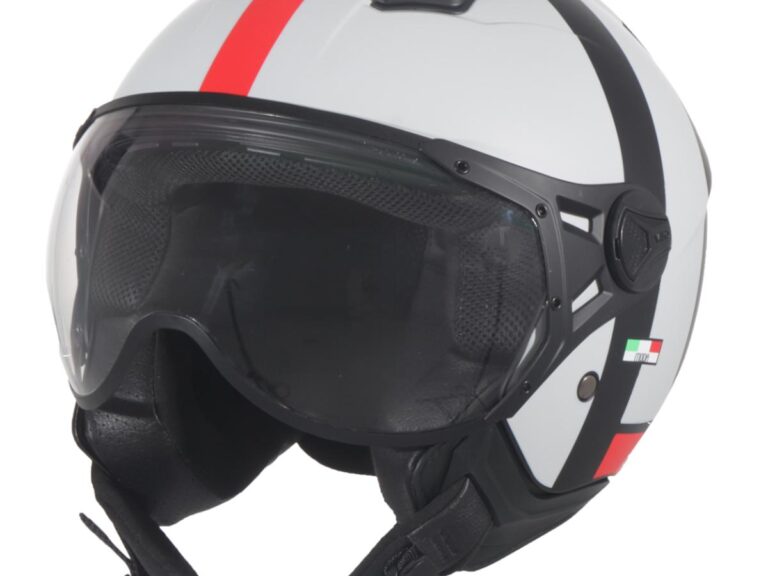 HELM VITO JET MODA WIT/ZWART XS (NETTO PRIJS)