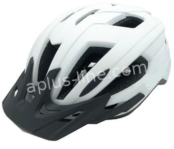 HELM VITO E-VILLAGE GLANS WIT + PEAK (E-BIKE) L/XL (58-62 CM)