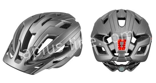 HELM VITO E-TRAVEL MAT ZWART PEAK + VERLICHTING (E-BIKE) S/M (54-58CM)