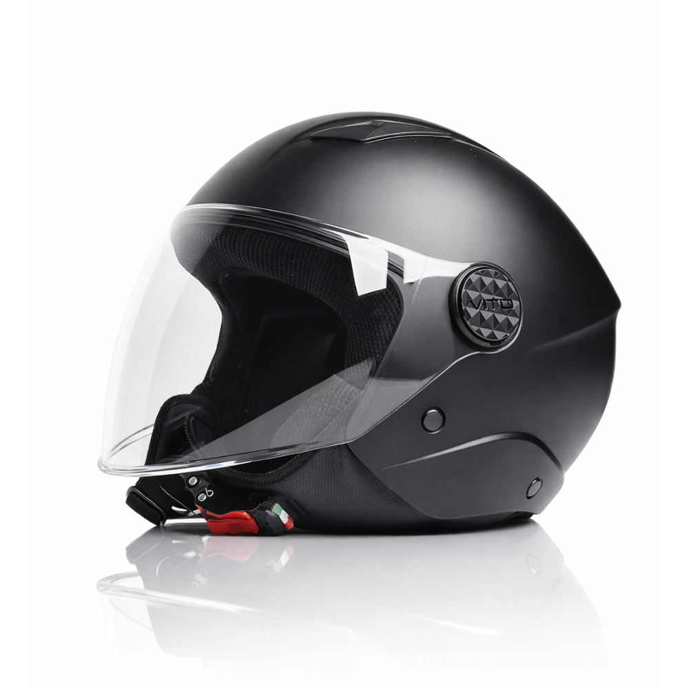HELM VITO JET UNO MAT ZWART L (NETTO PRIJS)