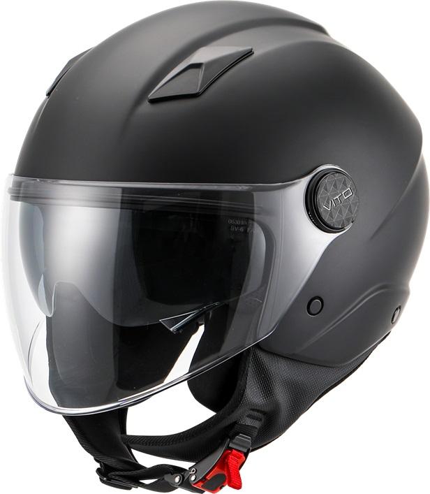 HELM VITO JET SARENTA MAT ZWART L