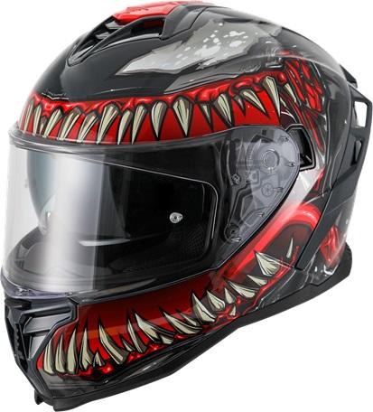 HELM VITO PRESTO MONSTER INTEGRAAL + ZONNEVIZIER XL