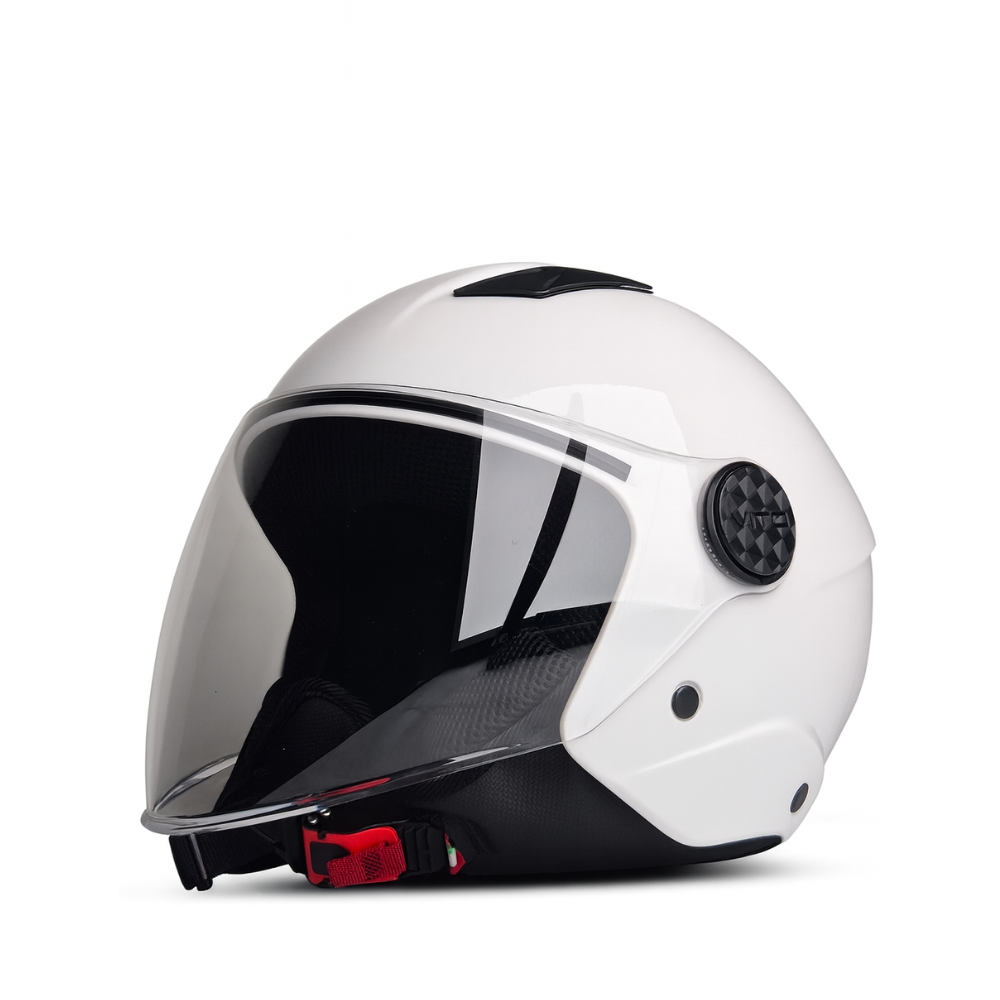 HELM VITO JET UNO GLANS WIT XXL