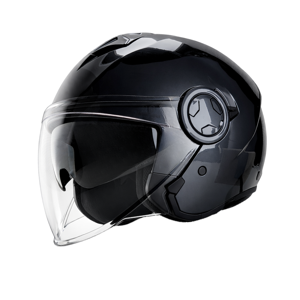 HELM VITO JET LINATE GLANS METAL GREY XXL