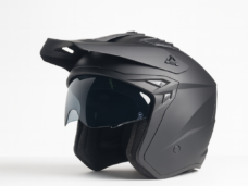 HELM VITO JET TRIAL MAT ZWART M