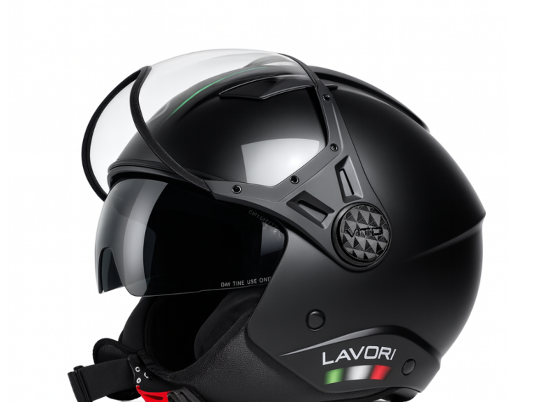 HELM VITO JET LAVORI - MAT ZWART FASHION S