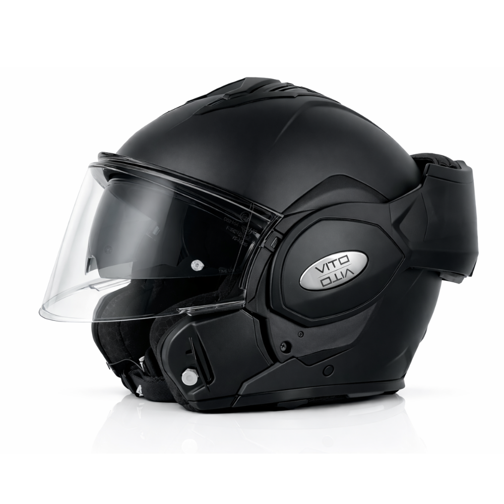 HELM VITO SYSTEEMHELM REVERSE MAT ZWART - S