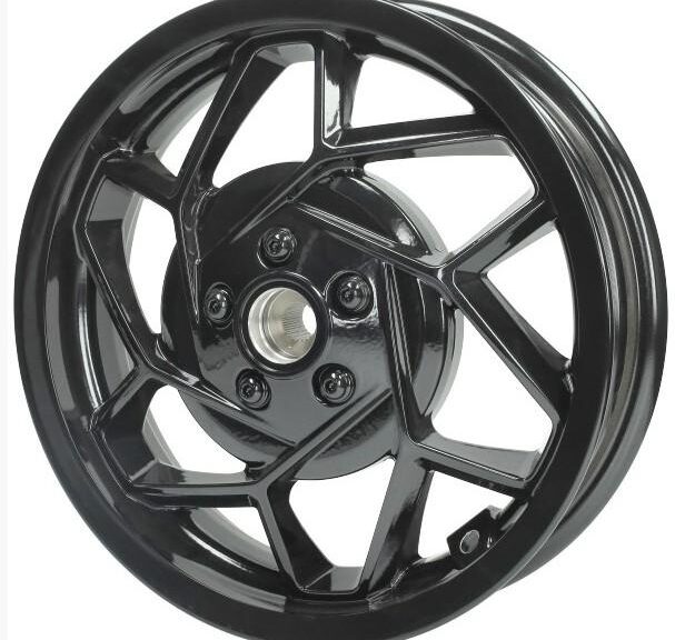 VELG ACHTERZIJDE VESPA SPRINT/PRIMAVERA EURO-5 GLANS ZWART - ORIGINEEL
