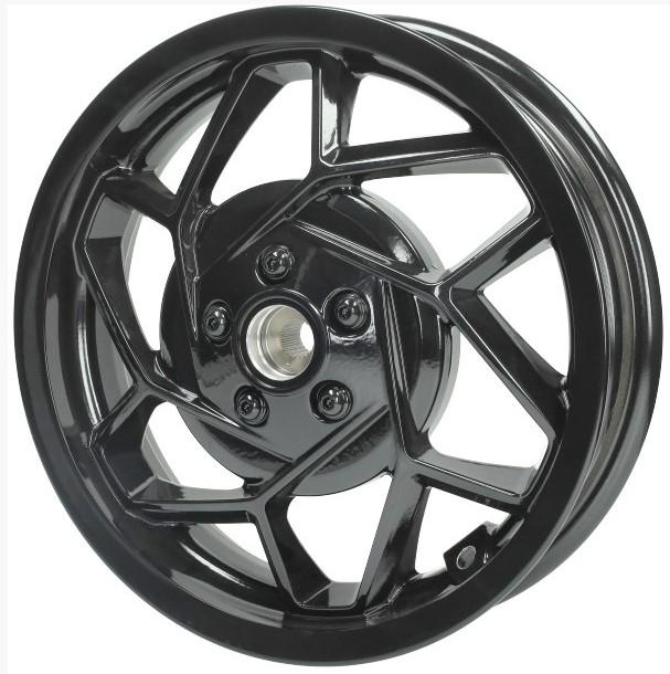 VELG ACHTERZIJDE VESPA SPRINT/PRIMAVERA EURO-5 GLANS ZWART - ORIGINEEL