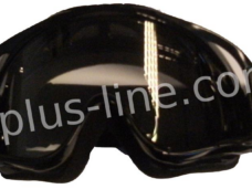 BRIL APLUS CROSS ZWART TRANSPARANT GLAS