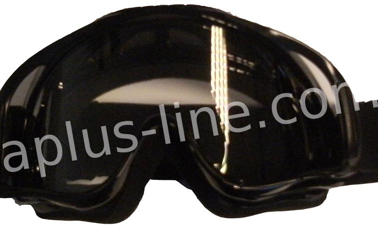 BRIL APLUS CROSS ZWART TRANSPARANT GLAS