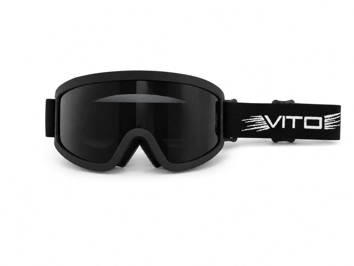 VITO FURY CROSSBRIL ZWART - SMOKE VIZIER