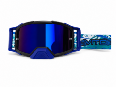 VITO PULSE CROSSBRIL ZWART MET BLAUWE STRAP - BLAUW REVO VIZIER