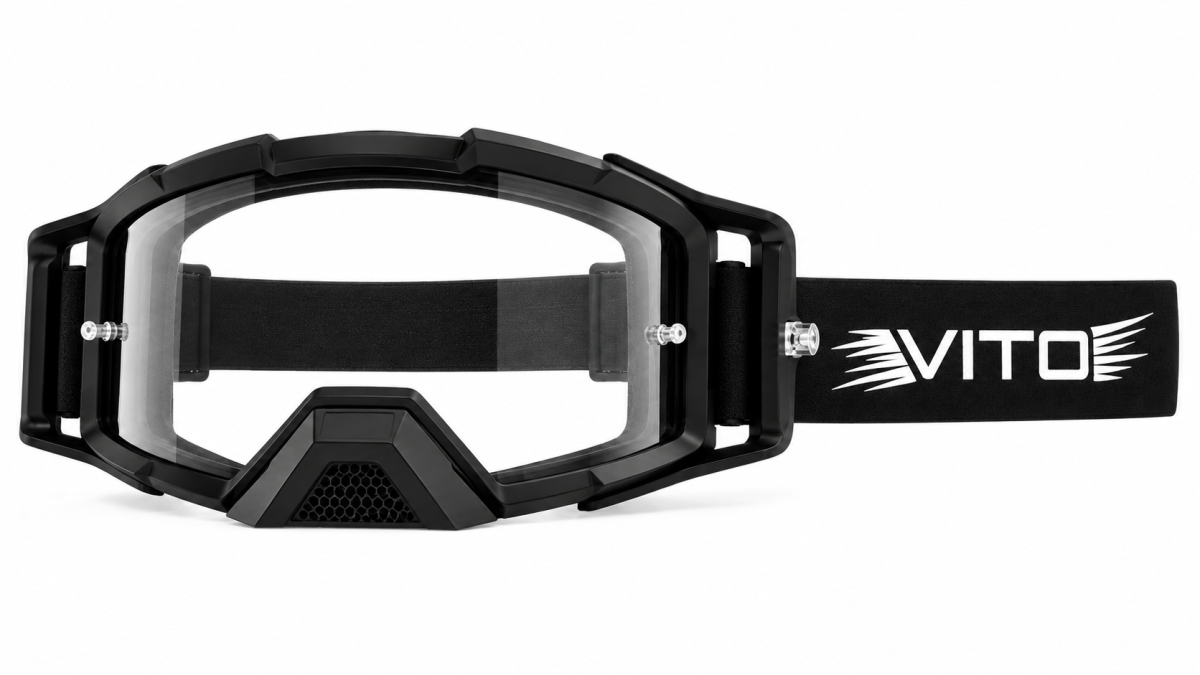VITO PULSE CROSSBRIL ZWART - CLEAR VIZIER