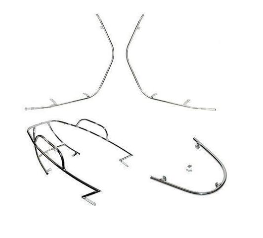 BEUGELSET CHROOM LUX/ VX50 / NAPOLI SPATBORD / ACHTERVALBEUGEL / VOORVALBEUGEL