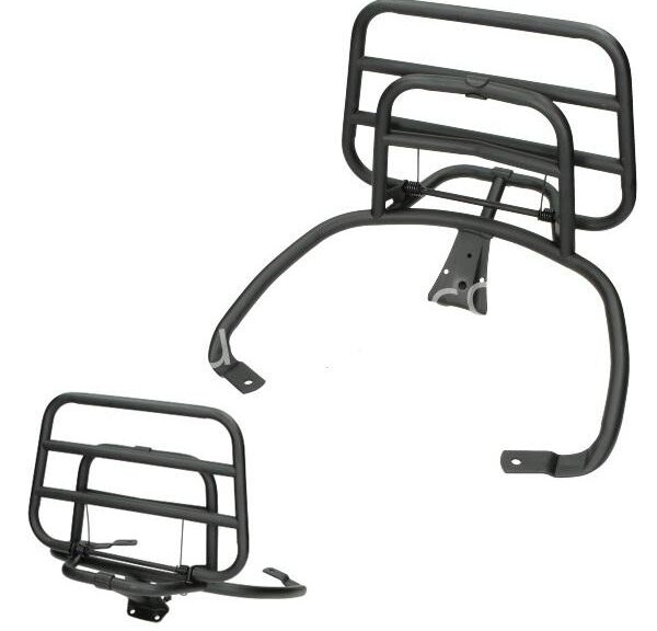 ACHTERKLAPDRAGER APLUS PASSEND OP VESPA PRIMAVERA/SPRINT MAT ZWART