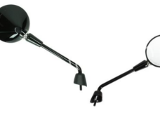 SPIEGELSET APLUS PASSEND OP VESPA PRIMAVERA / GTS (M8) GLANS ZWART (LANG)
