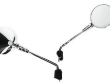 SPIEGELSET APLUS PASSEND OP VESPA PRIMAVERA / GTS (M8) CHROOM (LANG)