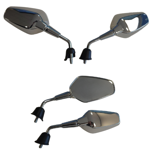 SPIEGELSET APLUS SPORT PASSEND OP VESPA SPRINT (M10) '24> CHROOM (KORT)