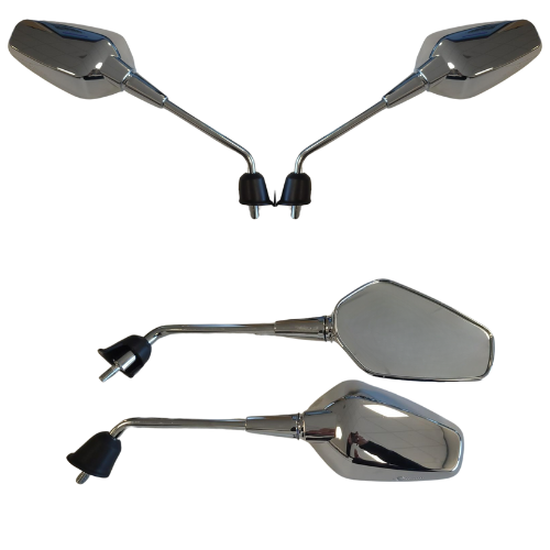 SPIEGELSET APLUS SPORT PASSEND OP VESPA SPRINT (M10) '24> CHROOM (LANG)