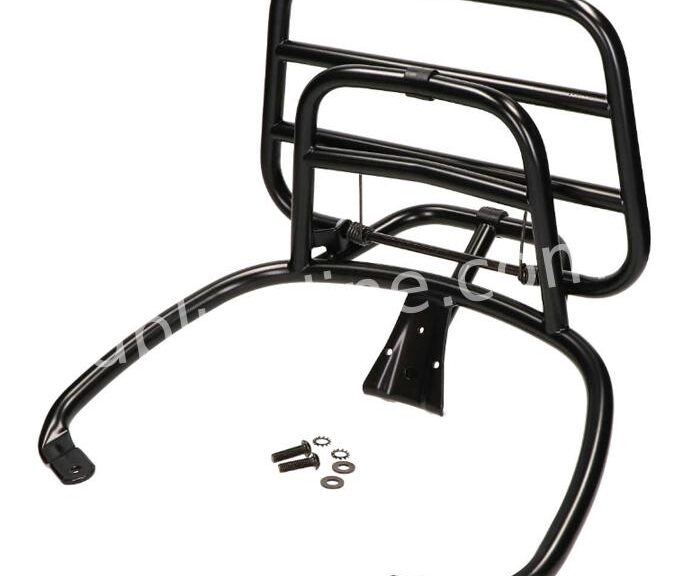 ACHTERKLAPDRAGER VESPA PRIMAVERA/SPRINT ORIGINEEL - GLANS ZWART (GECOAT)