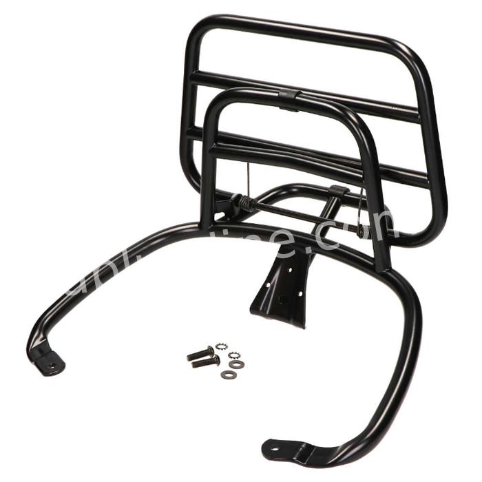 ACHTERKLAPDRAGER VESPA PRIMAVERA/SPRINT ORIGINEEL - GLANS ZWART (GECOAT)