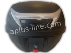 TOPCASE 35 LITER GRAUES GLAS